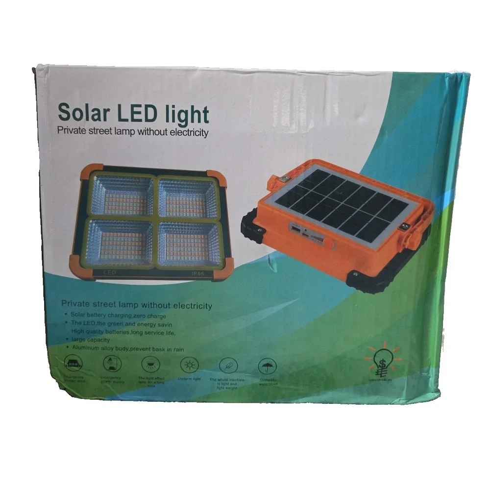 Solar Light Bundle LED Outdoor Waterproof Orange/Multifunctional Solar Lamp New